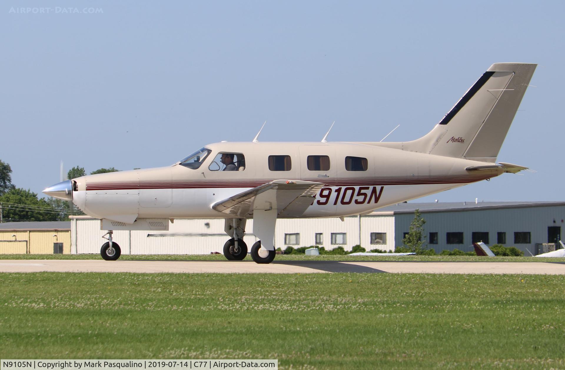 N9105N, 1986 Piper PA-46-310P Malibu C/N 4608035, Piper PA-46-310P