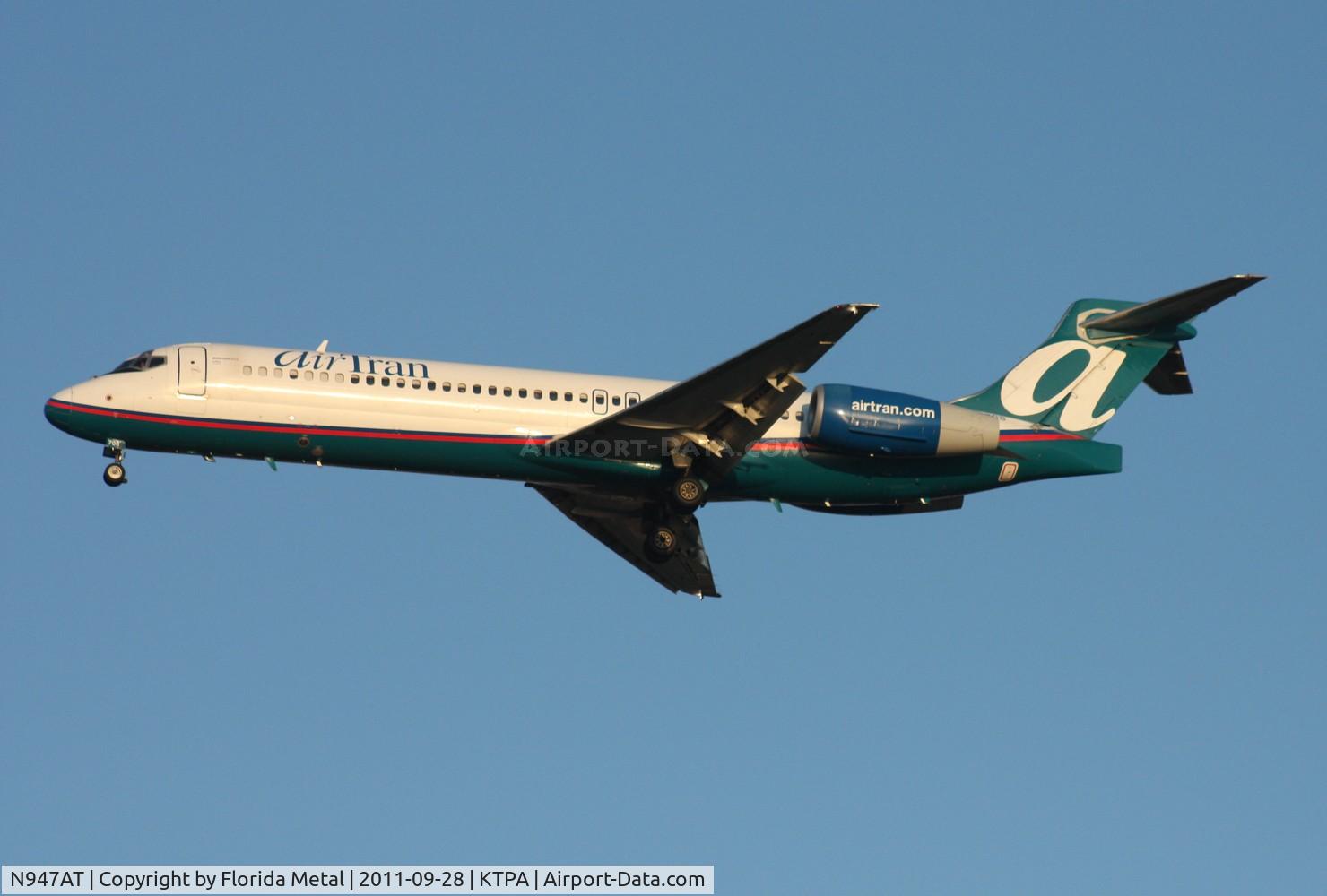 N947AT, 1999 Boeing 717-200 C/N 55010, TPA spotting 2011