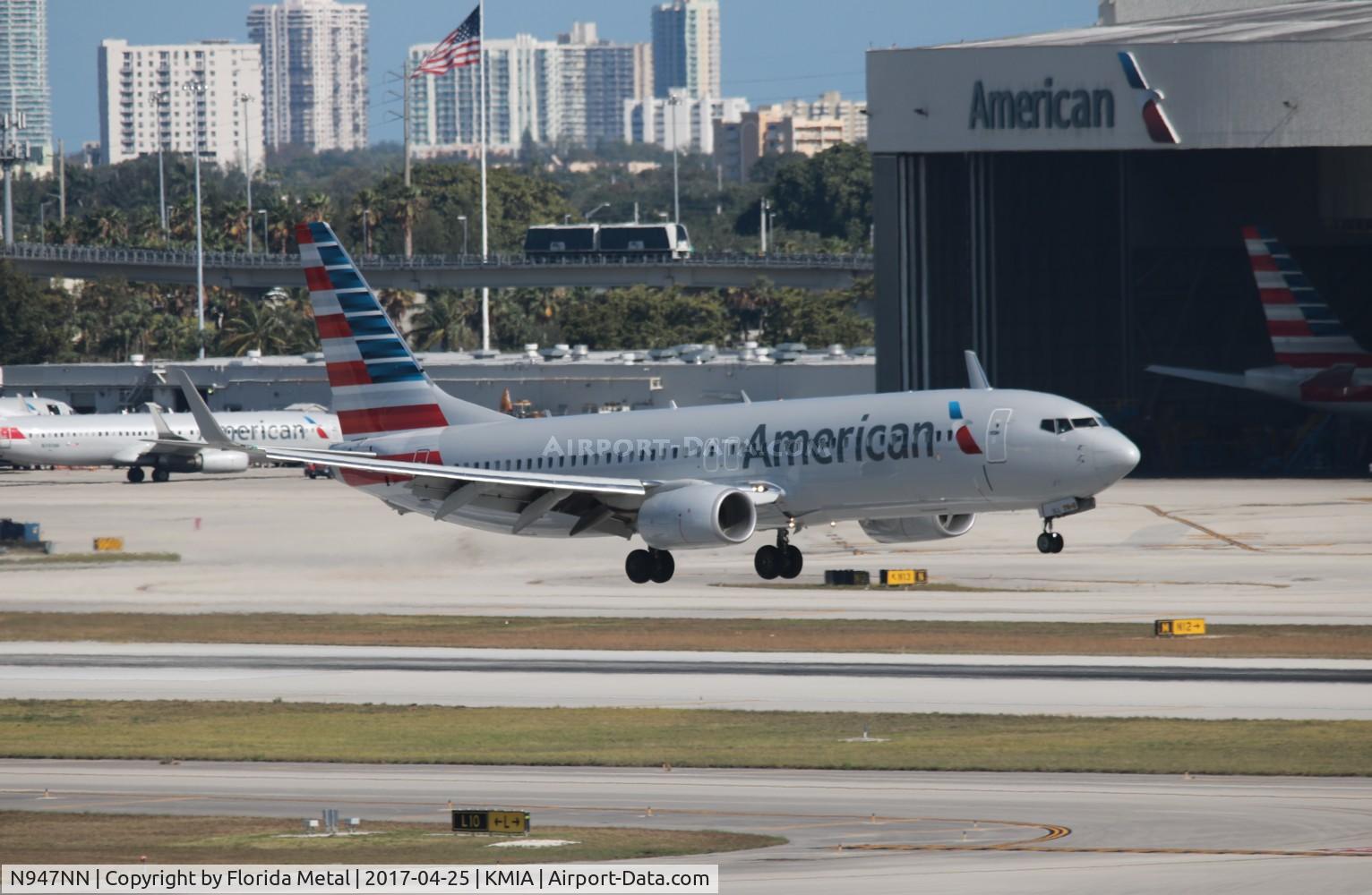 N947NN, 2014 Boeing 737-823 C/N 31190, MIA spotting 2017