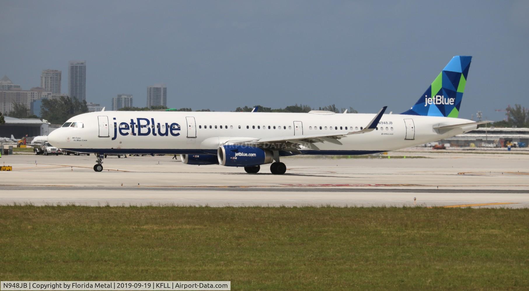 N948JB, 2015 Airbus A321-231 C/N 6560, FLL spotting 2019