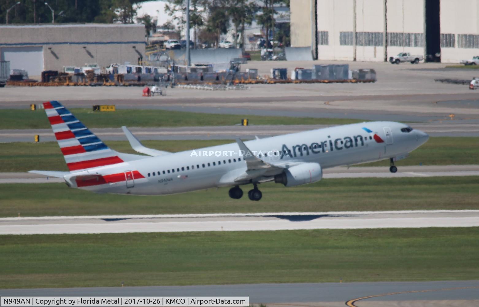 N949AN, 2000 Boeing 737-823 C/N 29537, MCO spotting 2017