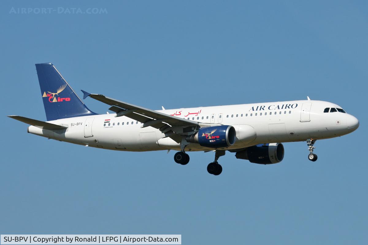 SU-BPV, 2006 Airbus A320-214 C/N 2966, at cdg