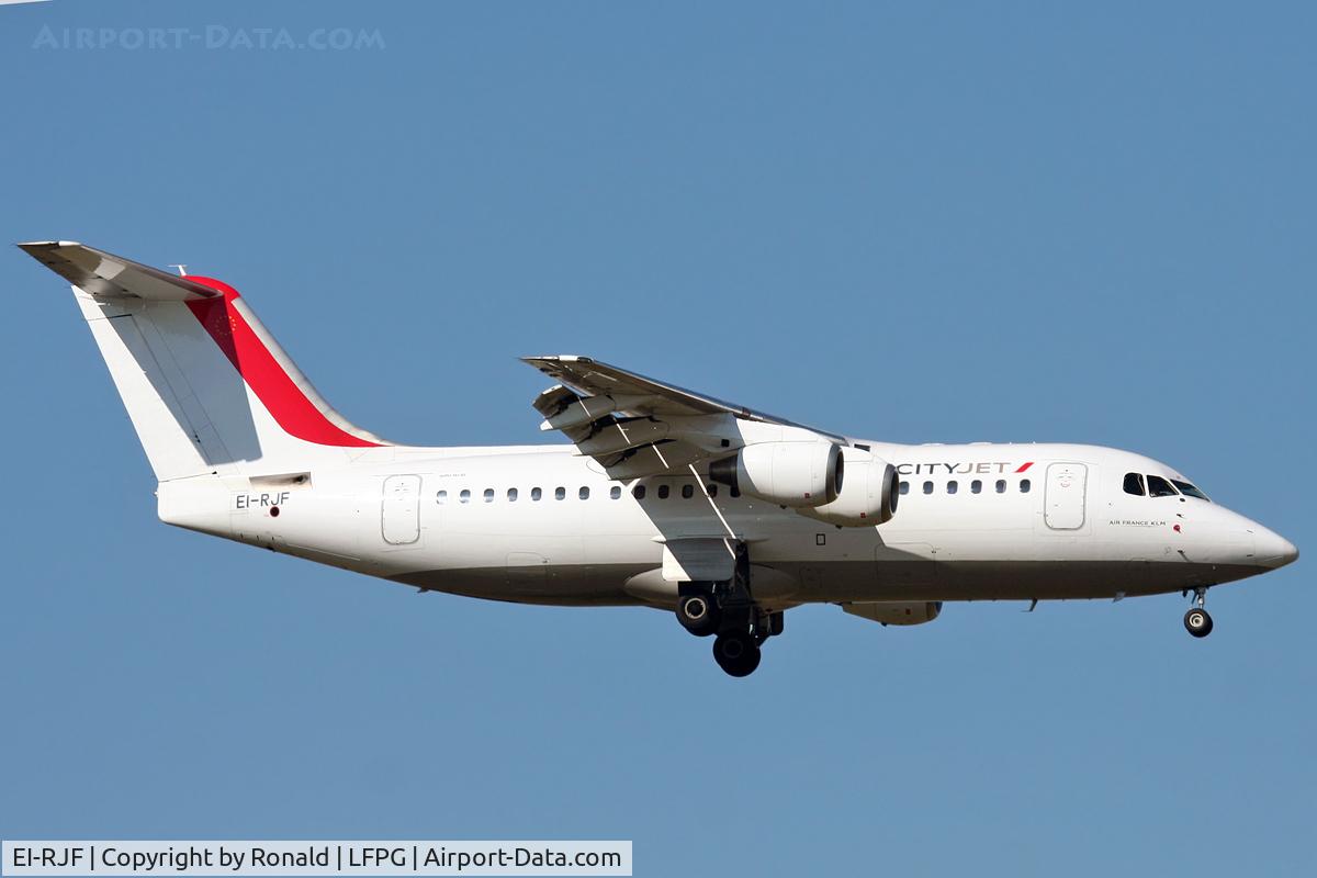 EI-RJF, 1998 British Aerospace Avro 146-RJ85A C/N E2337, at cdg