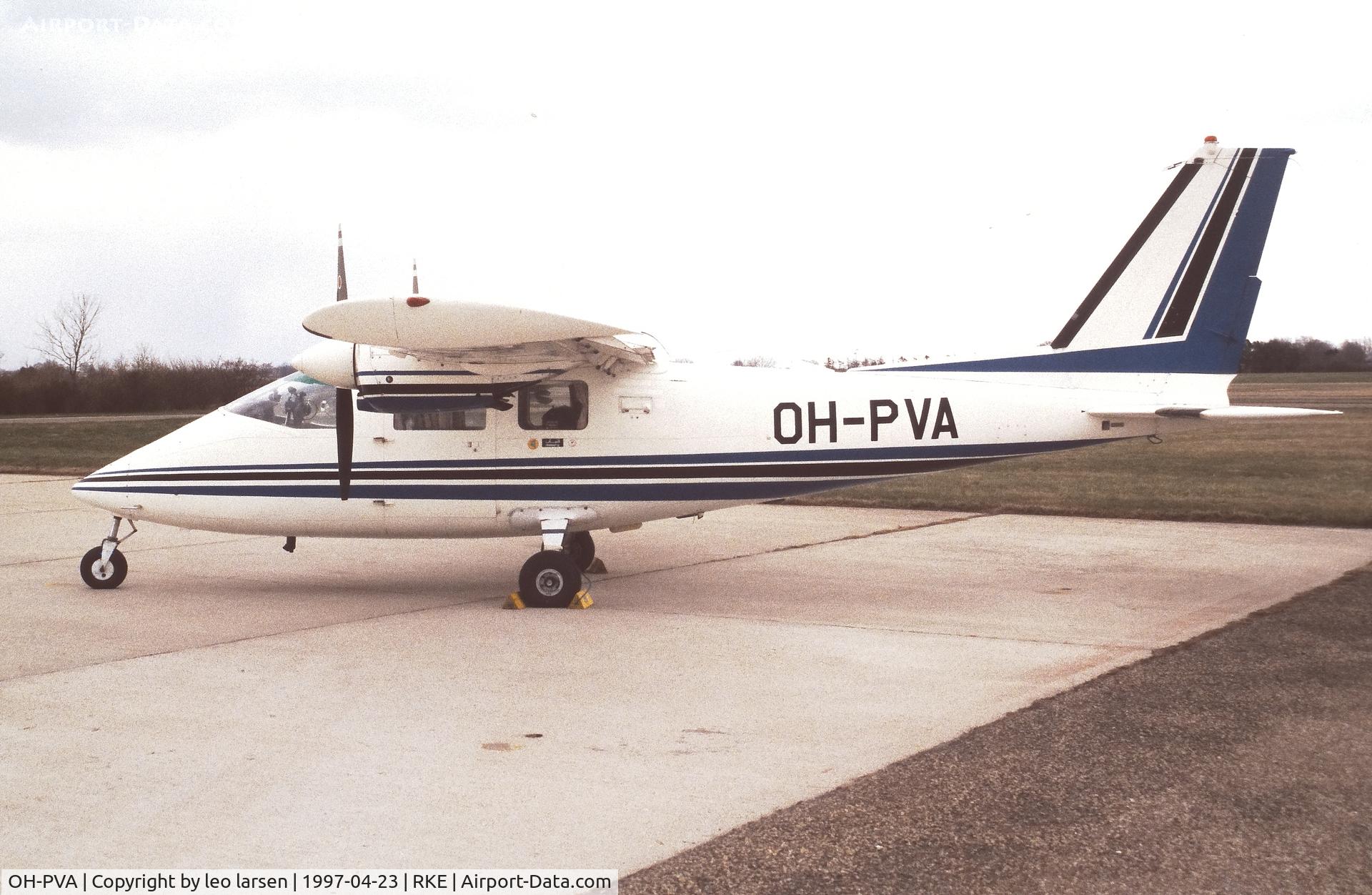 OH-PVA, 1973 Partenavia P.68 Victor C/N 10, Roskilde 23.4.1997