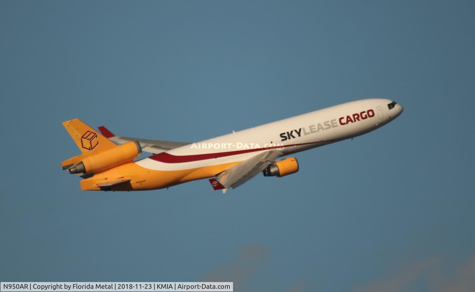N950AR, 1991 McDonnell Douglas MD-11F C/N 48461, MIA spotting 2018