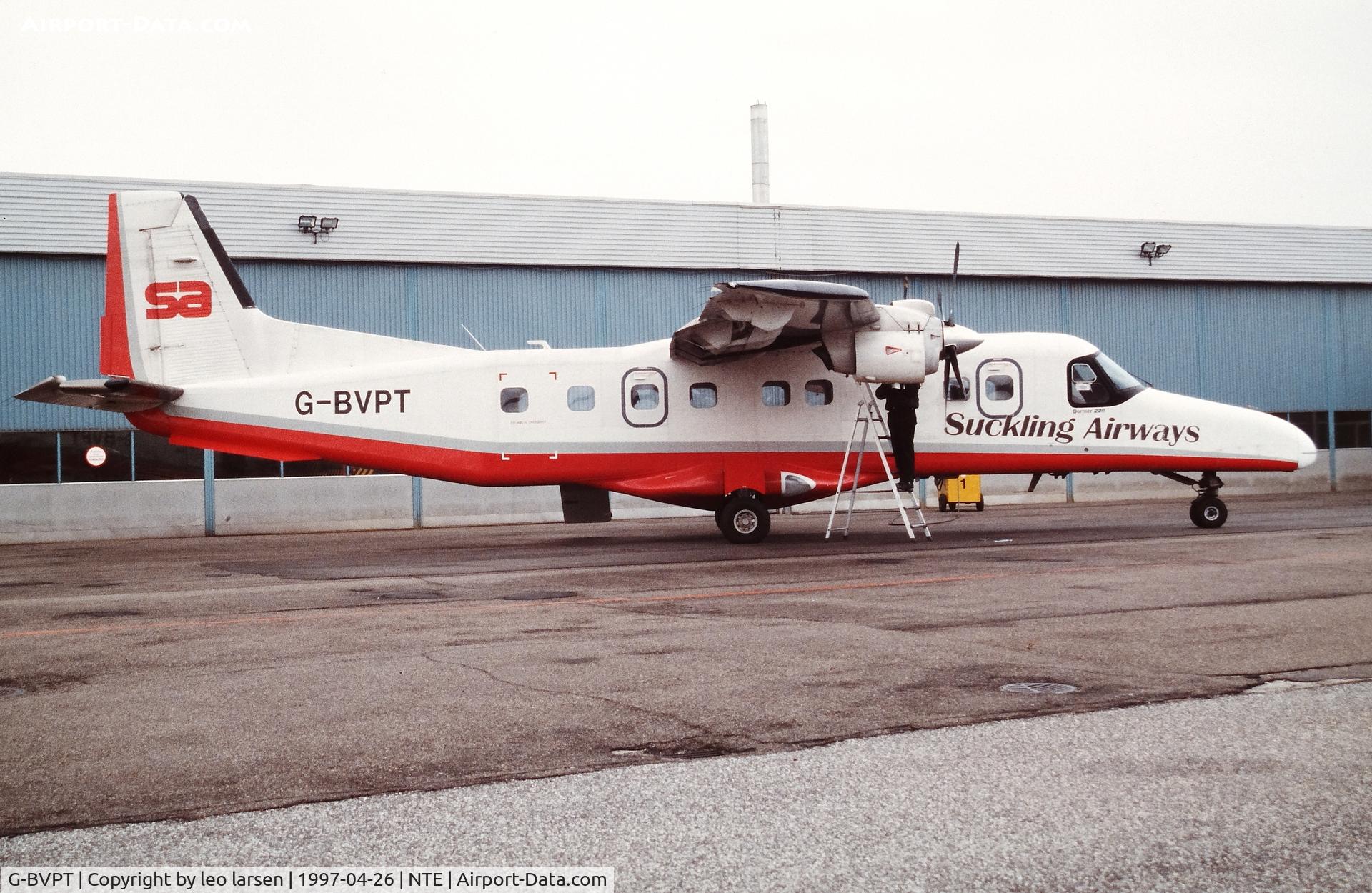 G-BVPT, 1988 Dornier 228-202K C/N 8165, Nantes 26.4.1997