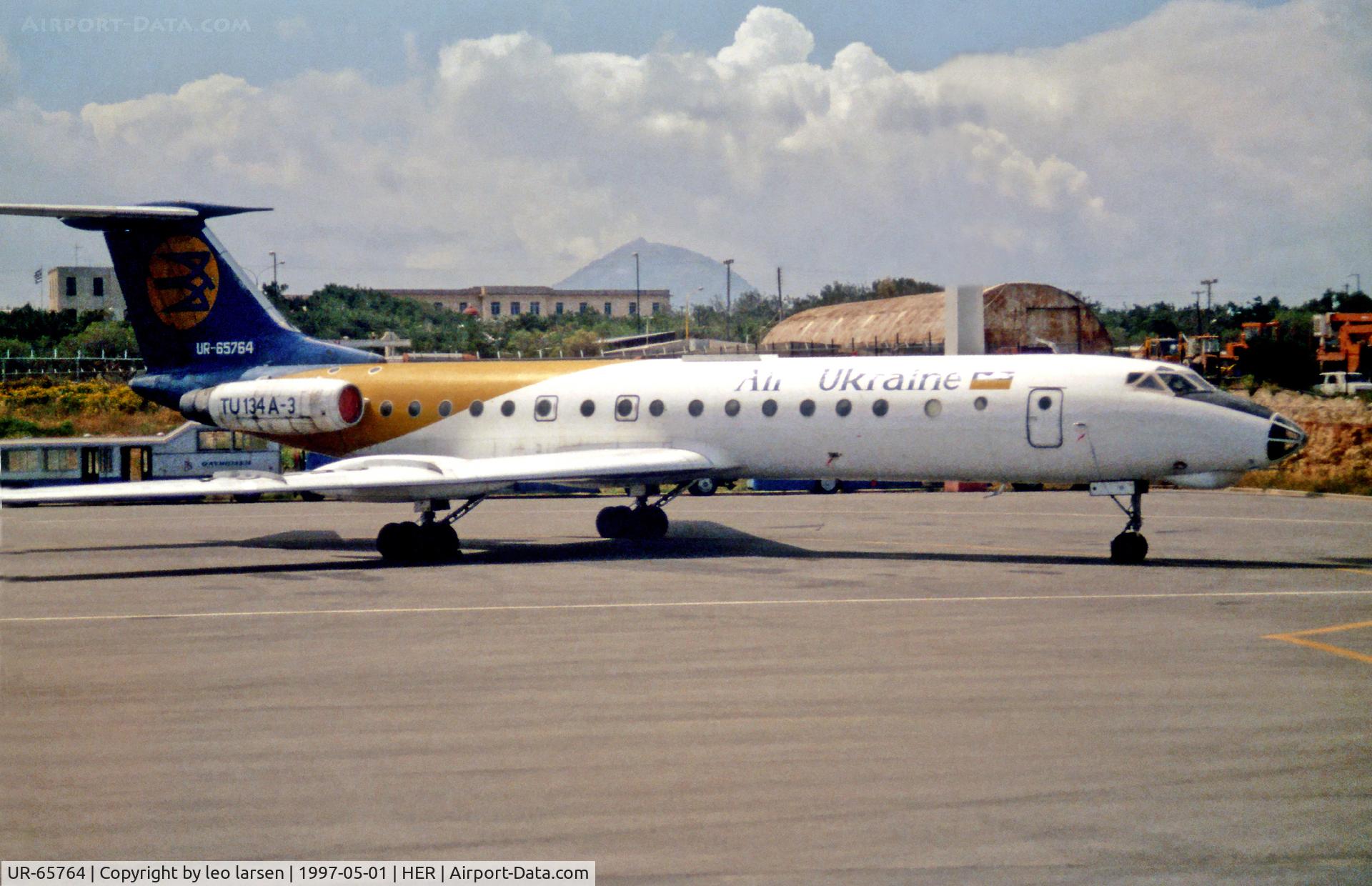 UR-65764, 1979 Tupolev TU-134A-3 C/N 62305, Heraklion 1.5.1997