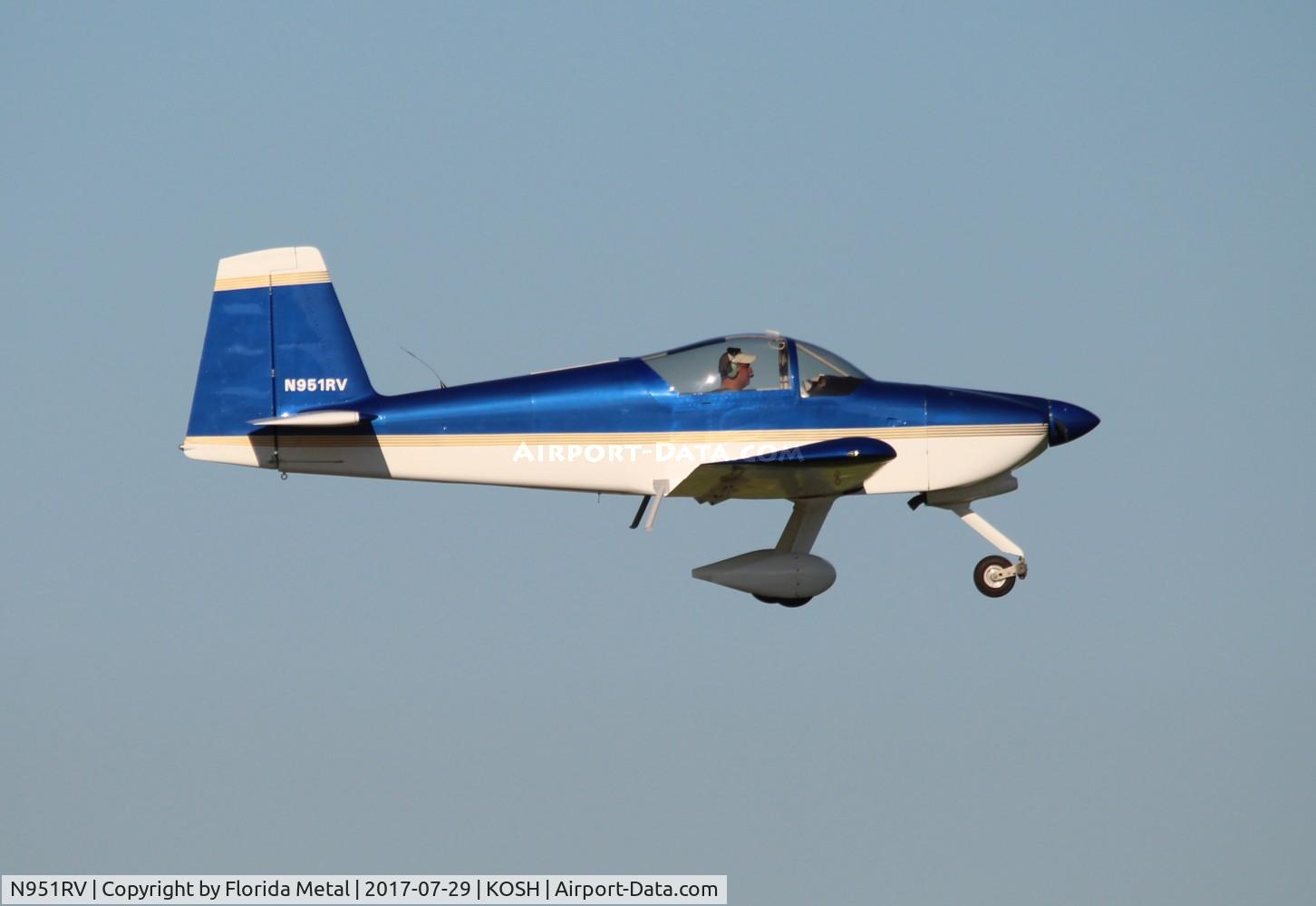 N951RV, 2009 Vans RV-9A C/N 90337, EAA OSH 2017