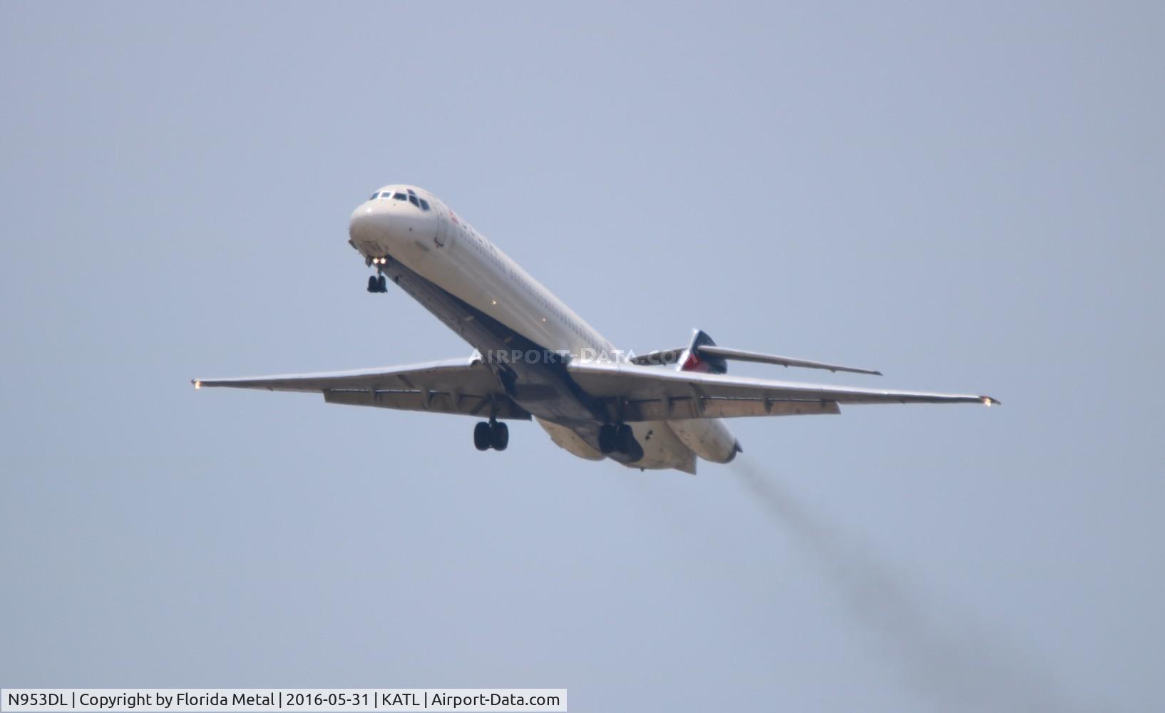 N953DL, 1990 McDonnell Douglas MD-88 C/N 49884, ATL spotting 2016