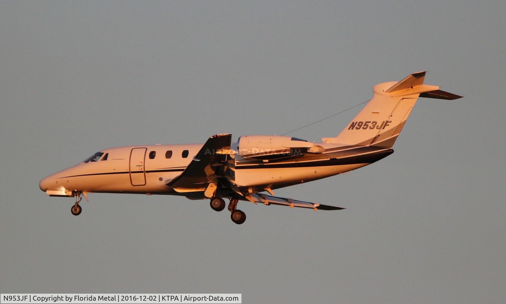 N953JF, 1984 Cessna 650 Citation III C/N 650-0043, TPA spotting 2016