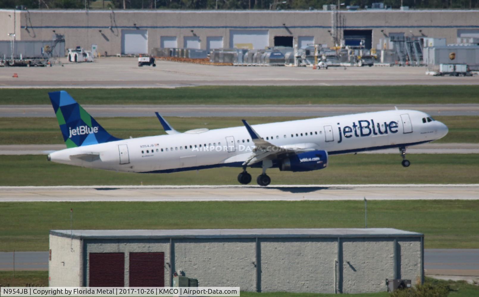 N954JB, 2015 Airbus A321-231 C/N 6725, MCO spotting 2017