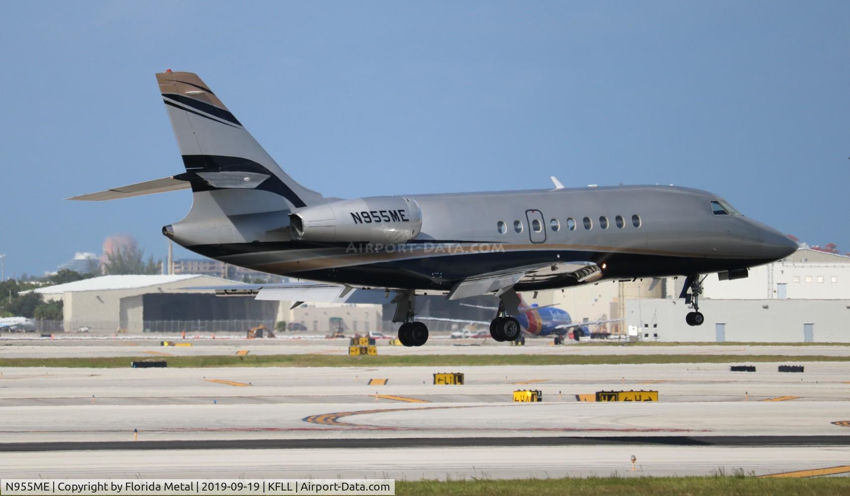 N955ME, 2000 Dassault Falcon 2000 C/N 124, FLL spotting 2019