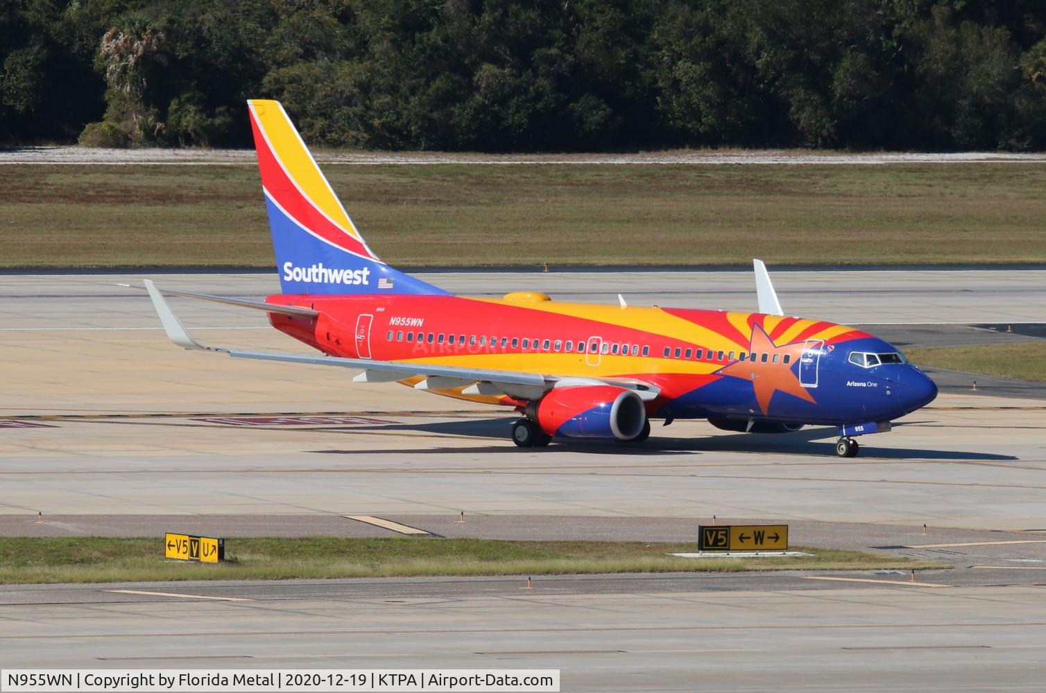 N955WN, 2011 Boeing 737-7H4 C/N 36671, Arizona One