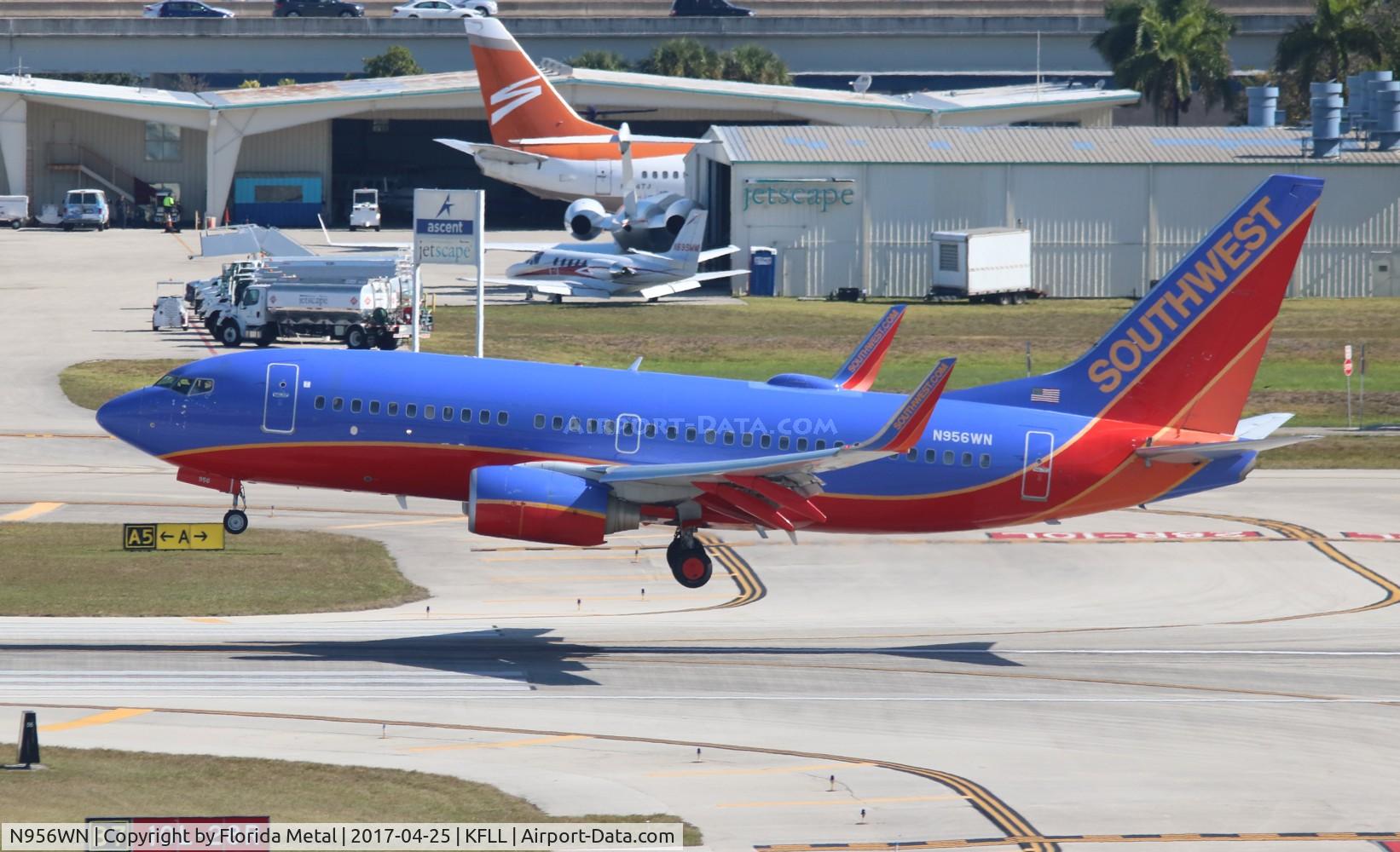 N956WN, 2011 Boeing 737-7H4 C/N 36672, FLL spotting 2017