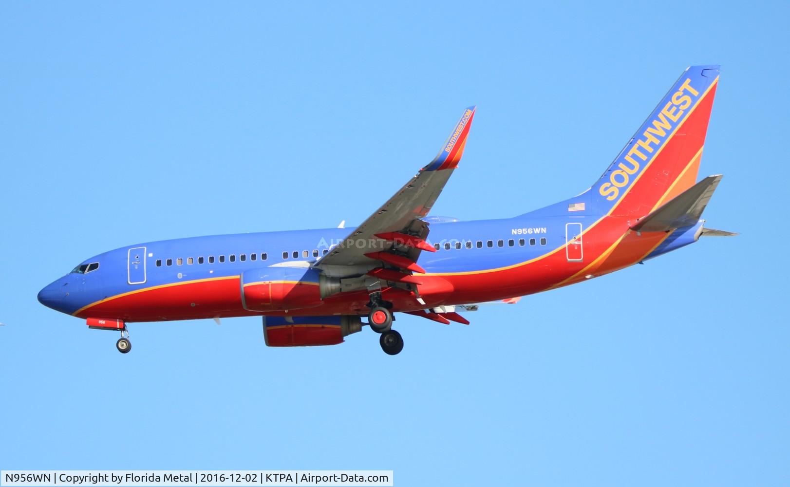 N956WN, 2011 Boeing 737-7H4 C/N 36672, TPA spotting 2016