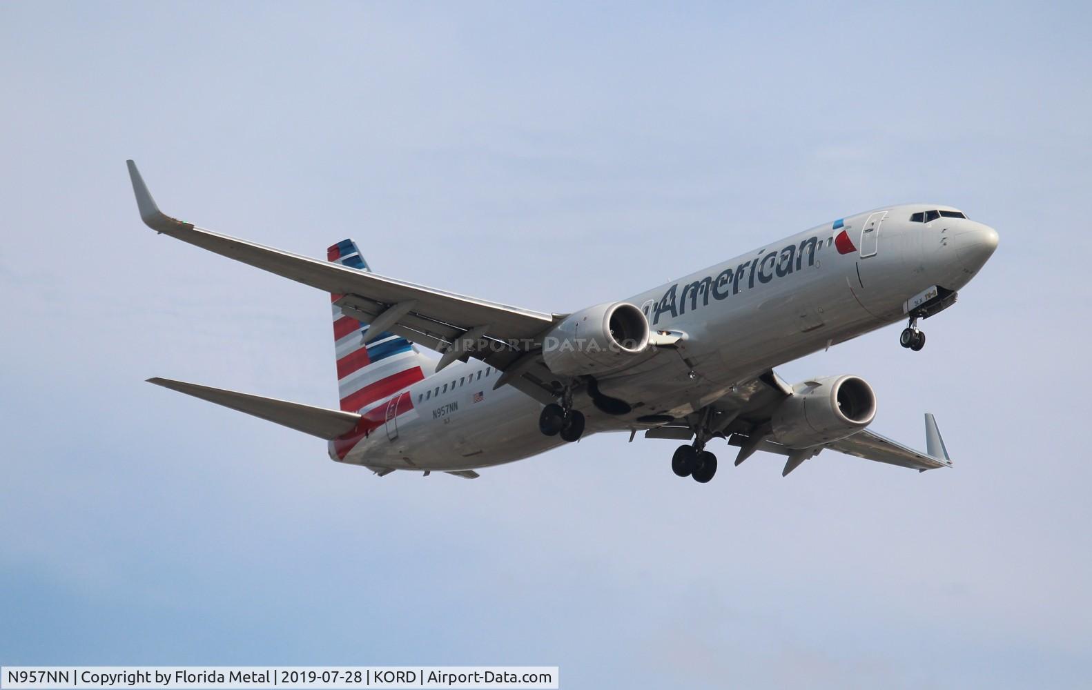 N957NN, 2014 Boeing 737-823 C/N 31202, ORD spotting 2019