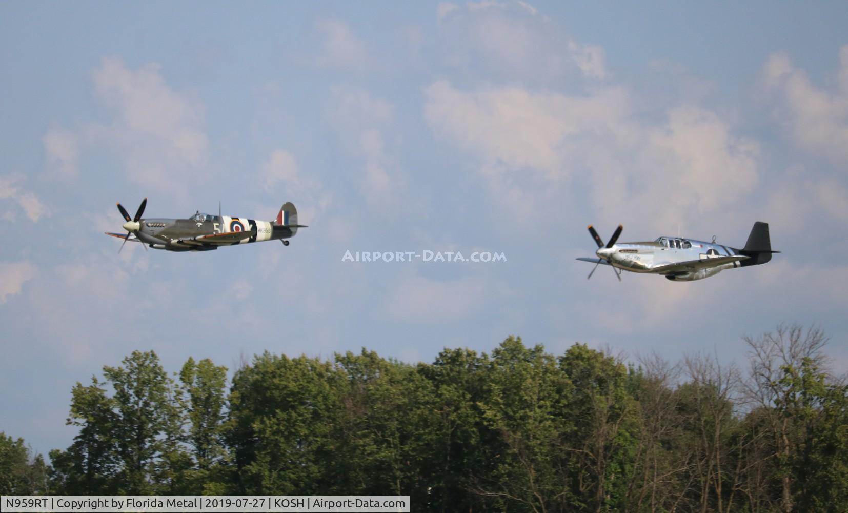N959RT, 1944 Supermarine 361 Spitfire IXc C/N CBAF.8125, EAA OSH 2019
