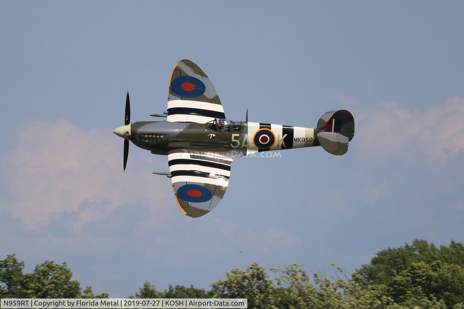 N959RT, 1944 Supermarine 361 Spitfire IXc C/N CBAF.8125, EAA OSH 2019