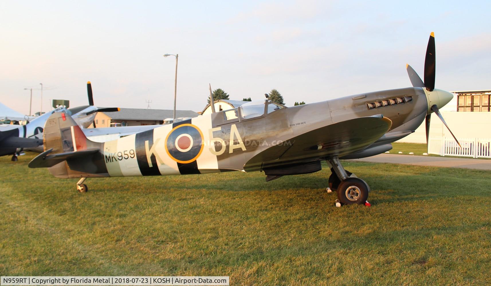 N959RT, 1944 Supermarine 361 Spitfire IXc C/N CBAF.8125, EAA OSH 2019