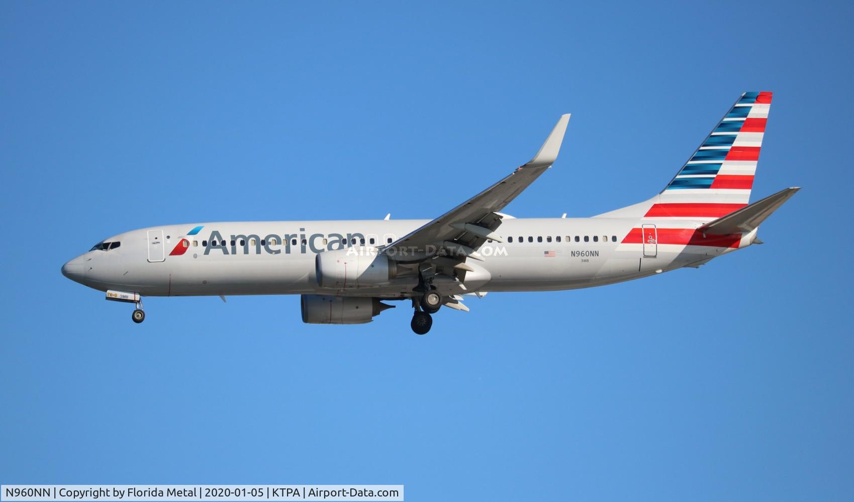 N960NN, 2014 Boeing 737-823 C/N 33330, TPA spotting 2020