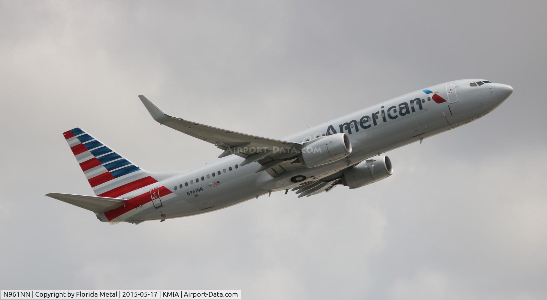 N961NN, 2014 Boeing 737-823 C/N 31205, MIA spotting 2015