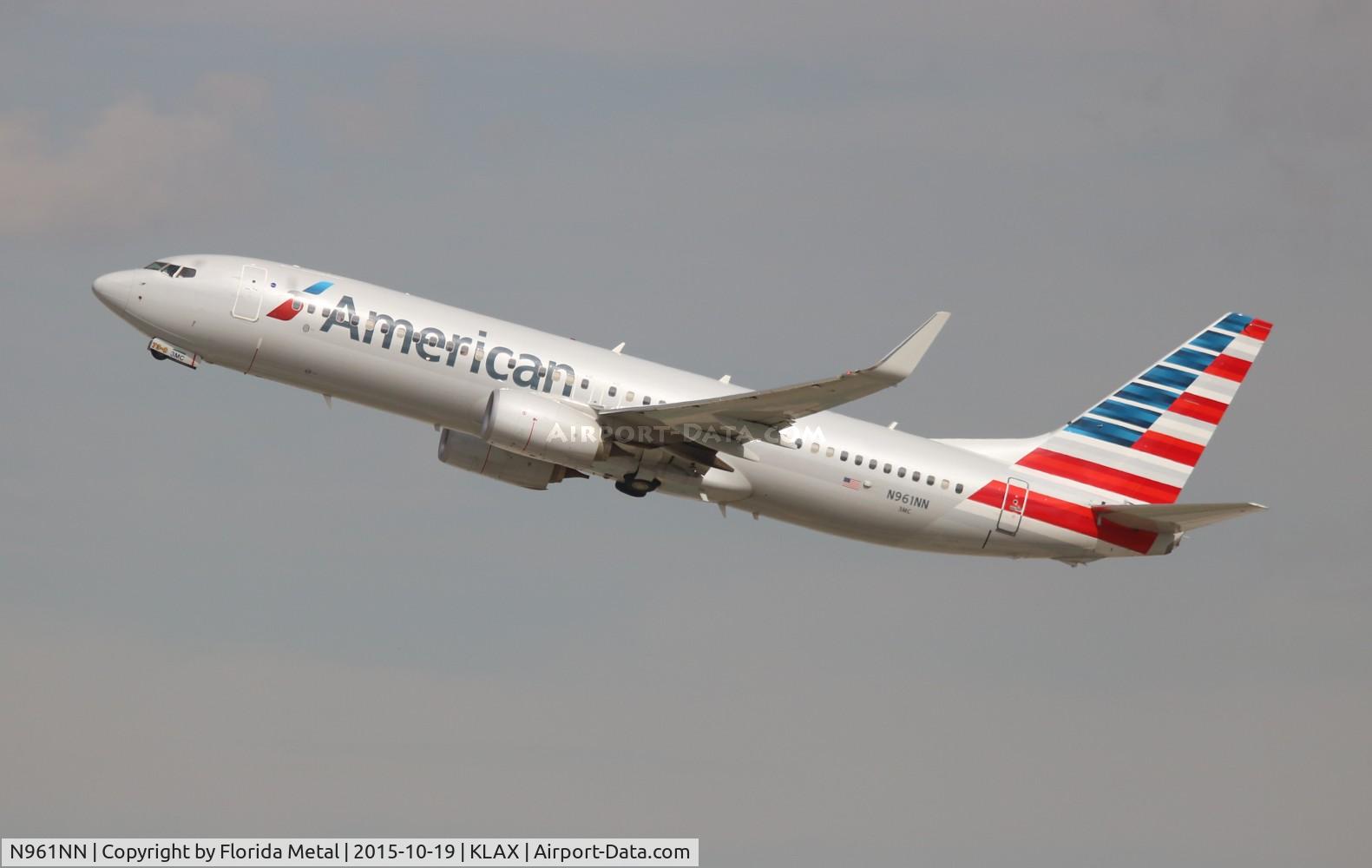 N961NN, 2014 Boeing 737-823 C/N 31205, LAX spotting 2015