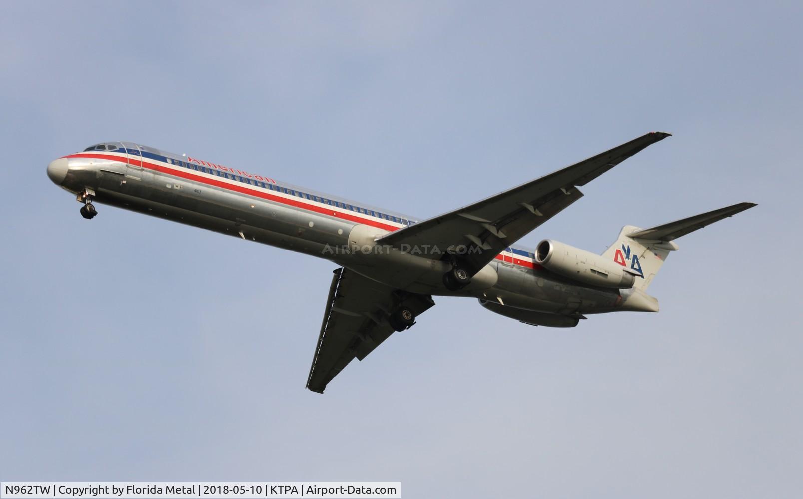 N962TW, 1999 McDonnell Douglas MD-83 (DC-9-83) C/N 53612, TPA spotting 2018