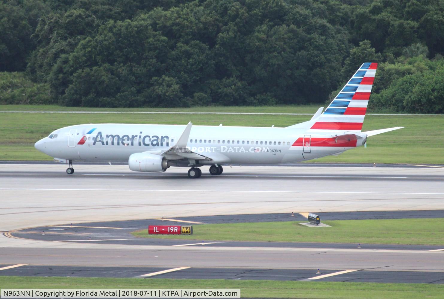 N963NN, 2014 Boeing 737-823 C/N 31208, TPA spotting 2018