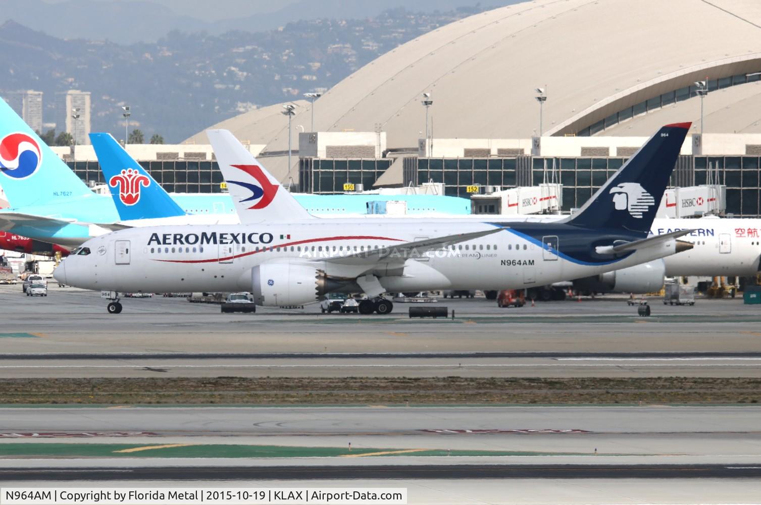 N964AM, 2013 Boeing 787-8 Dreamliner C/N 35307, LAX spotting 2015