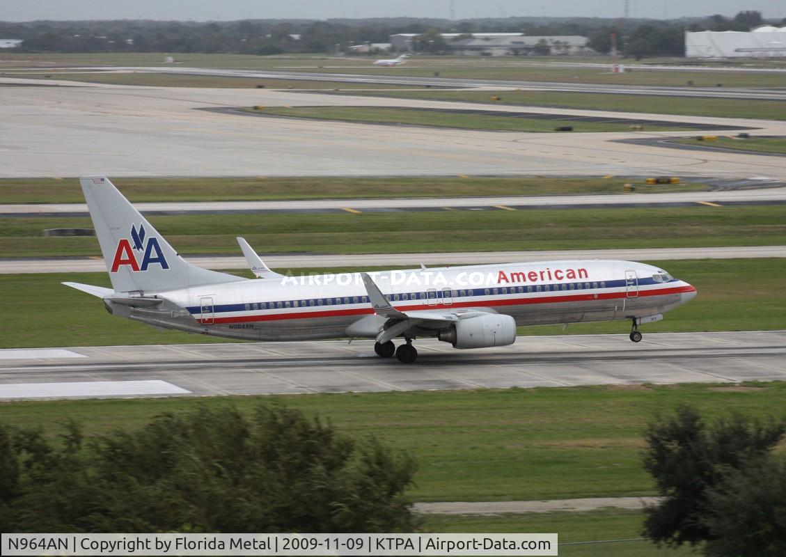 N964AN, 2001 Boeing 737-823 C/N 30093, TPA spotting 2009