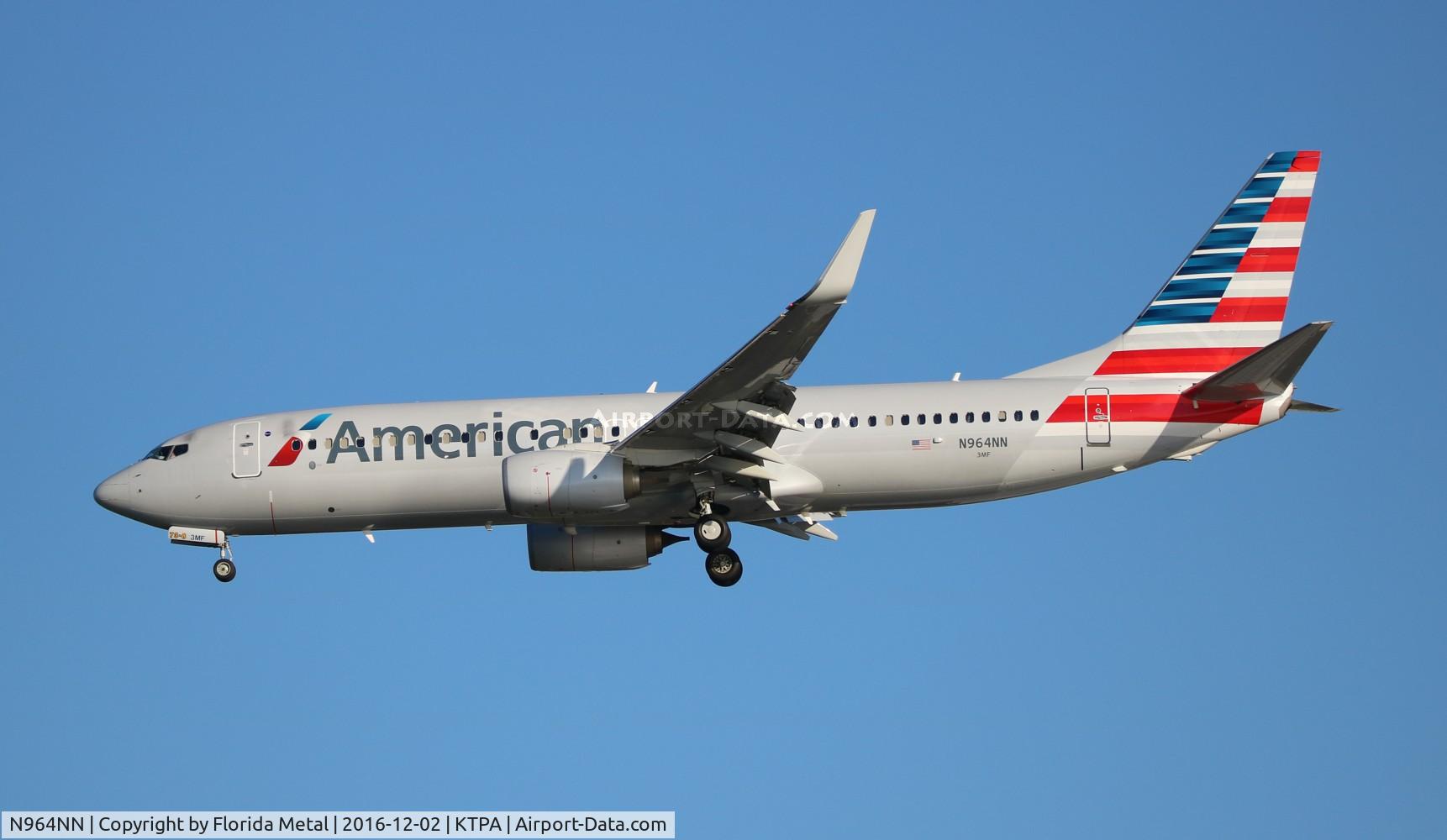 N964NN, 2014 Boeing 737-823 C/N 31210, TPA spotting 2016