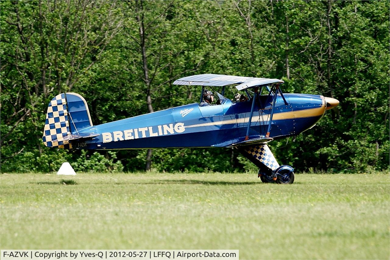 F-AZVK, 1935 Bucker Bu-131 Jungmann C/N 27, Bucker Bu-131 Jungmann, Take off, La Ferté-Alais Airfield (LFFQ) Air Show 2012