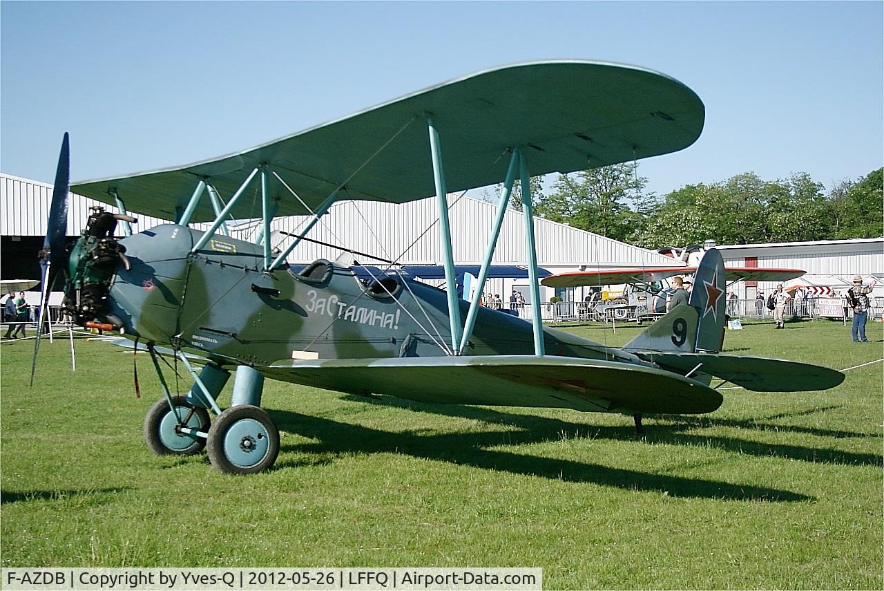 F-AZDB, Polikarpov Po-2W C/N 045, Polikarpov Po-2W, Static display, La Ferté Alais Airfield (LFFQ) Air Show 2012