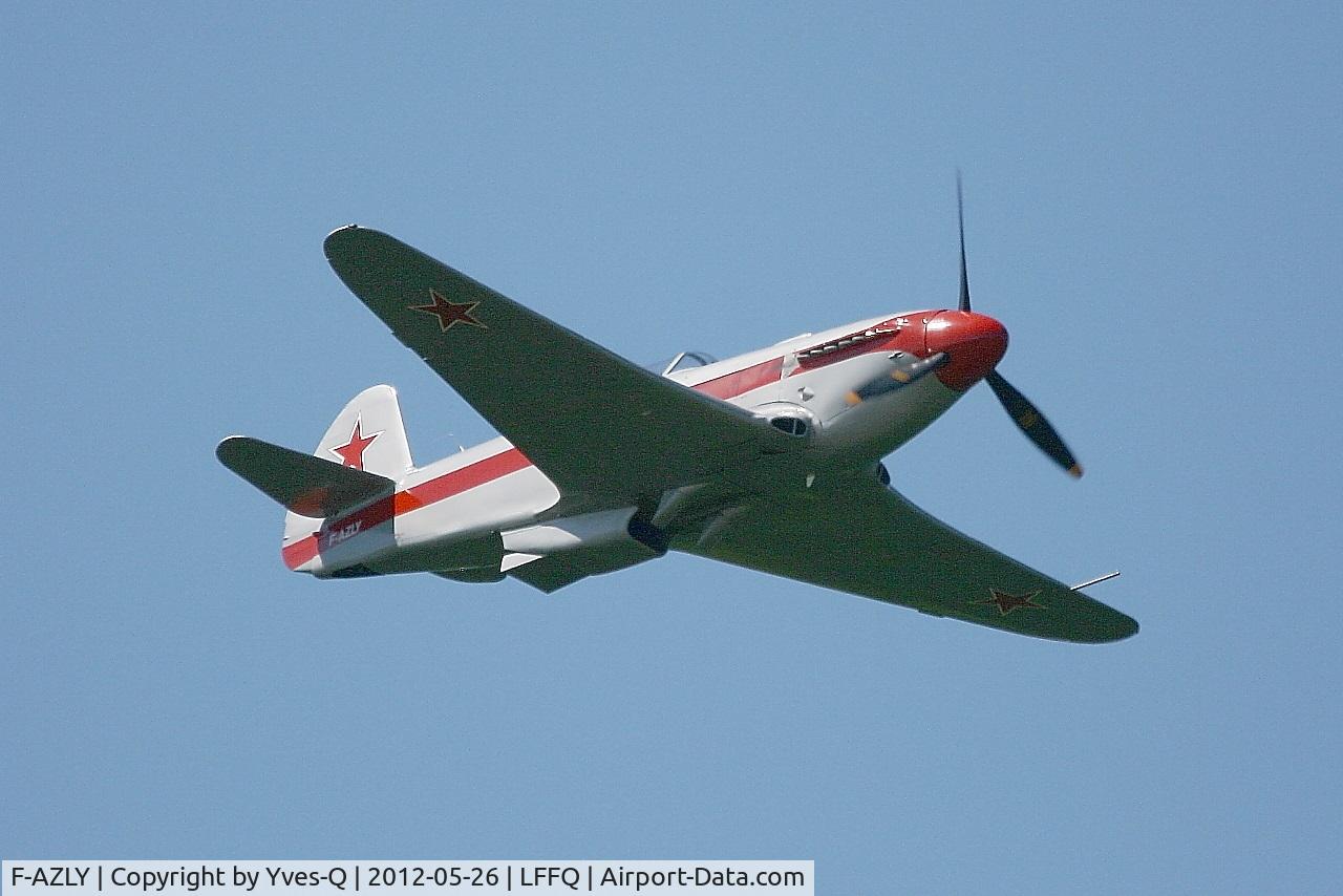 F-AZLY, Yakovlev Yak-3U C/N 172890, Yakovlev Yak-3U, On display, La Ferté-Alais airfield (LFFQ) Air show 2012