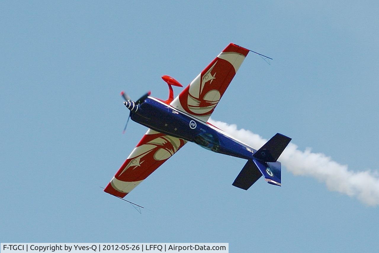 F-TGCI, Extra EA-330SC C/N 04, Extra 330SC, On display, La Ferté-Alais Airfield (LFFQ) Air Show 2012