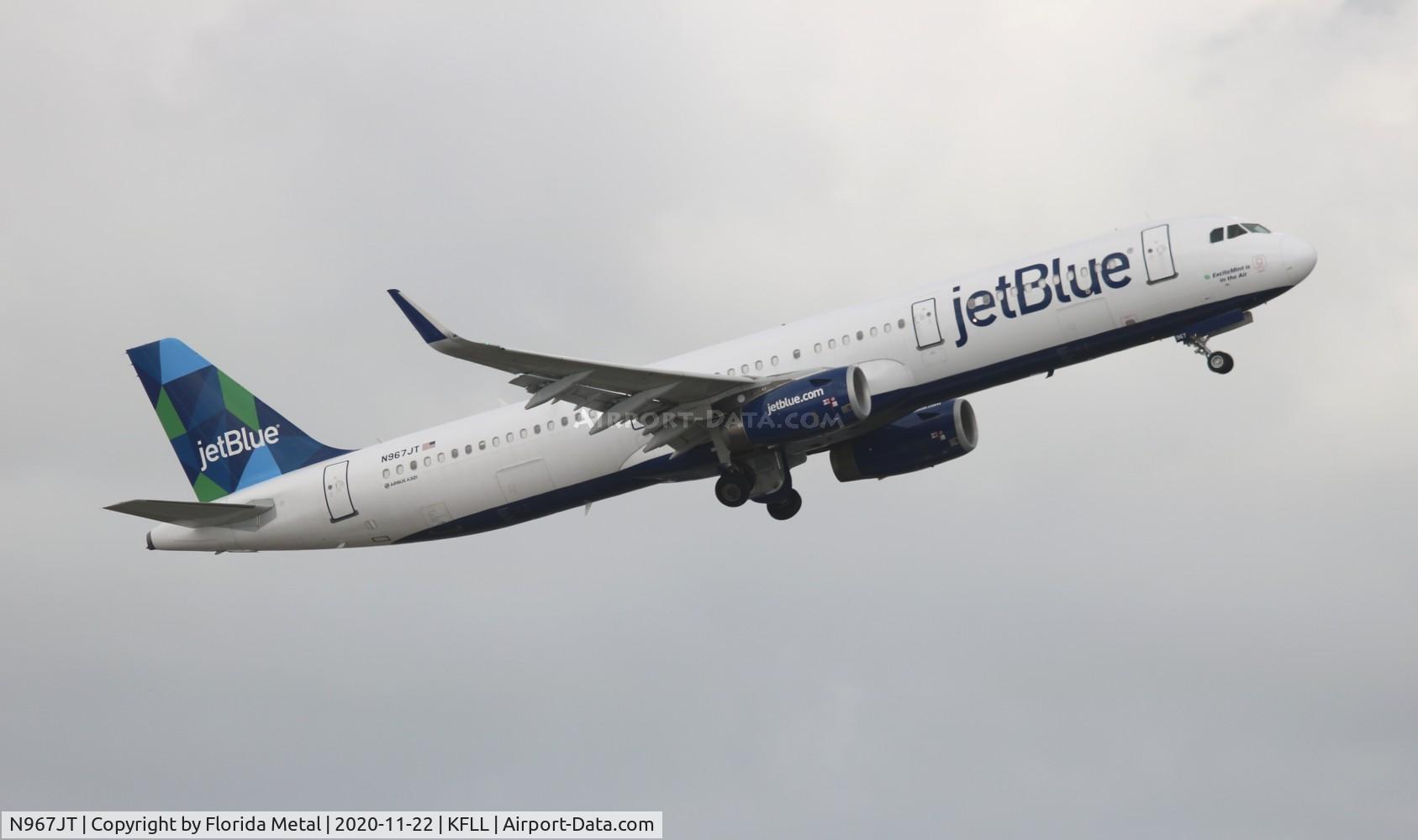N967JT, 2016 Airbus A321-231 C/N 7257, FLL spotting 2020