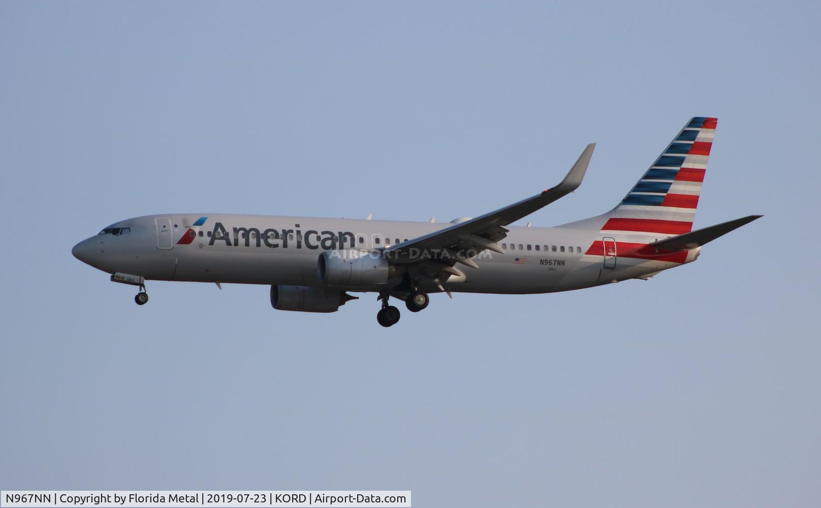 N967NN, 2015 Boeing 737-823 C/N 31214, ORD spotting 2019