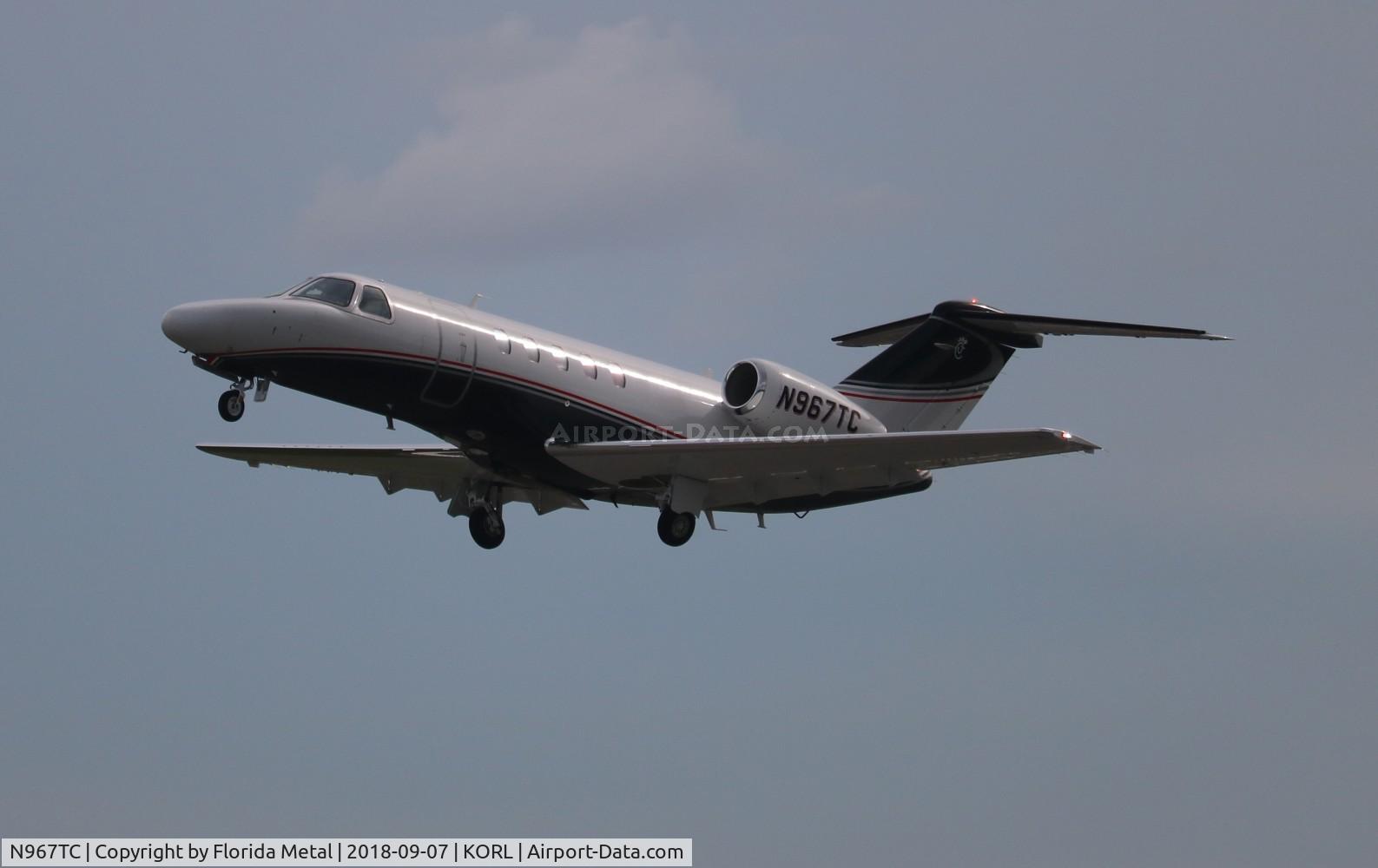 N967TC, 2016 Cessna 525C CitationJet CJ4 C/N 525C-0222, ORL spotting 2018