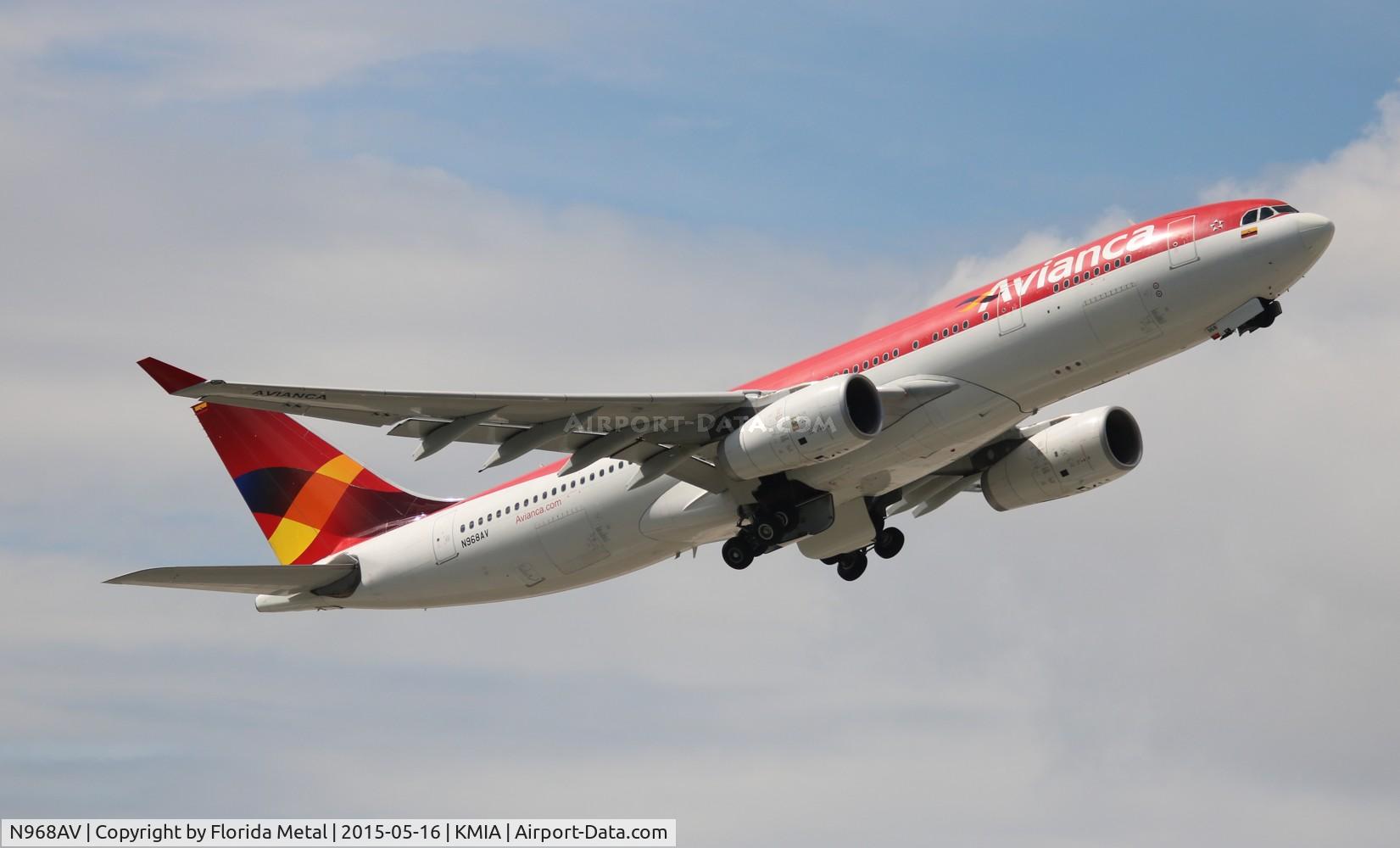 N968AV, 2009 Airbus A330-243 C/N 1009, MIA spotting 2015