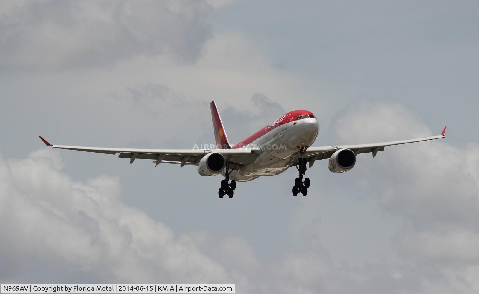 N969AV, 2009 Airbus A330-243 C/N 1016, MIA spotting 2014