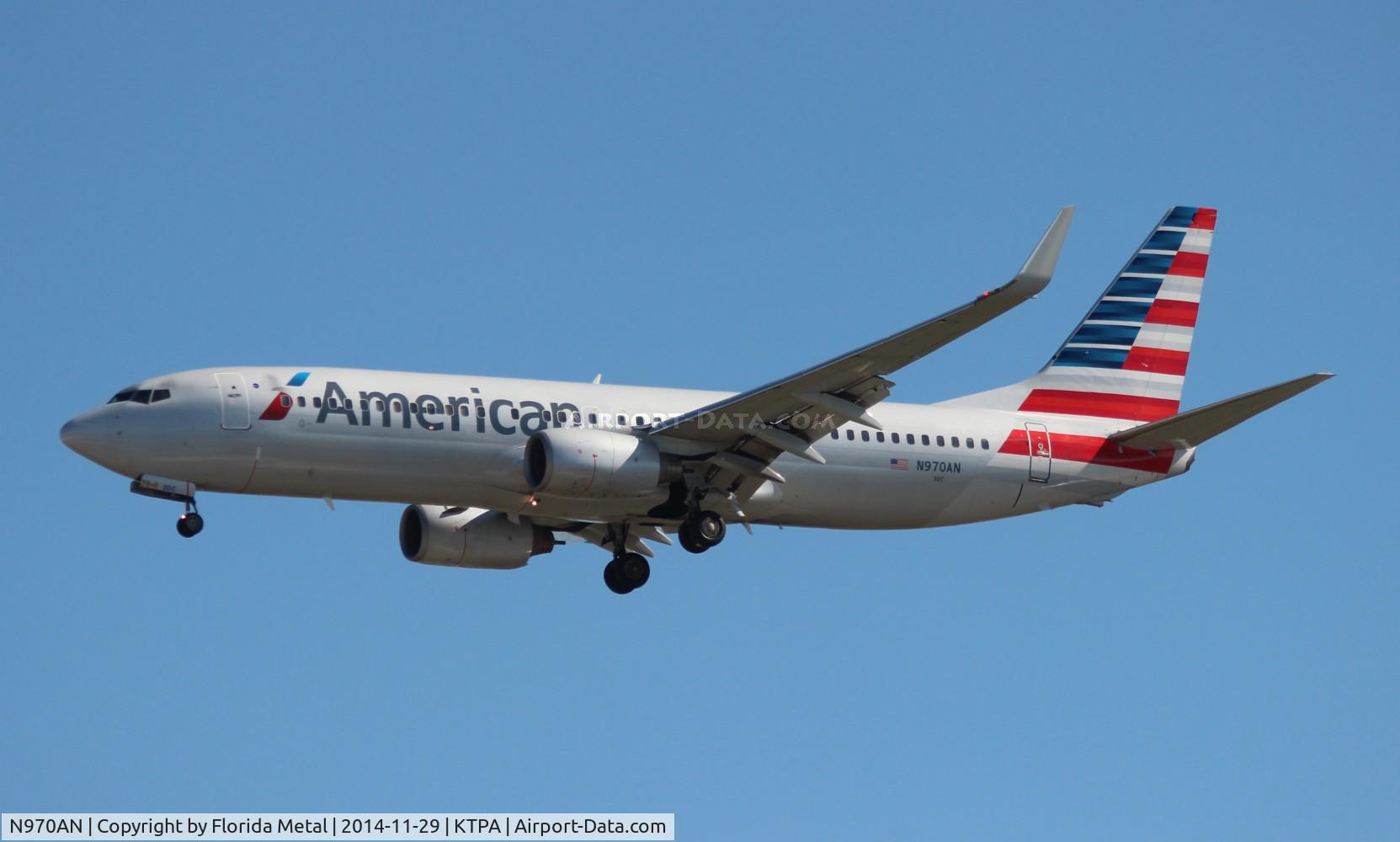 N970AN, 2001 Boeing 737-823 C/N 30096, TPA spotting 2014