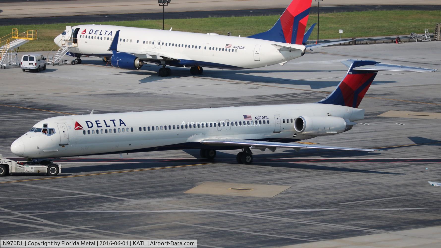 N970DL, 1990 McDonnell Douglas MD-88 C/N 53173, ATL spotting 2016