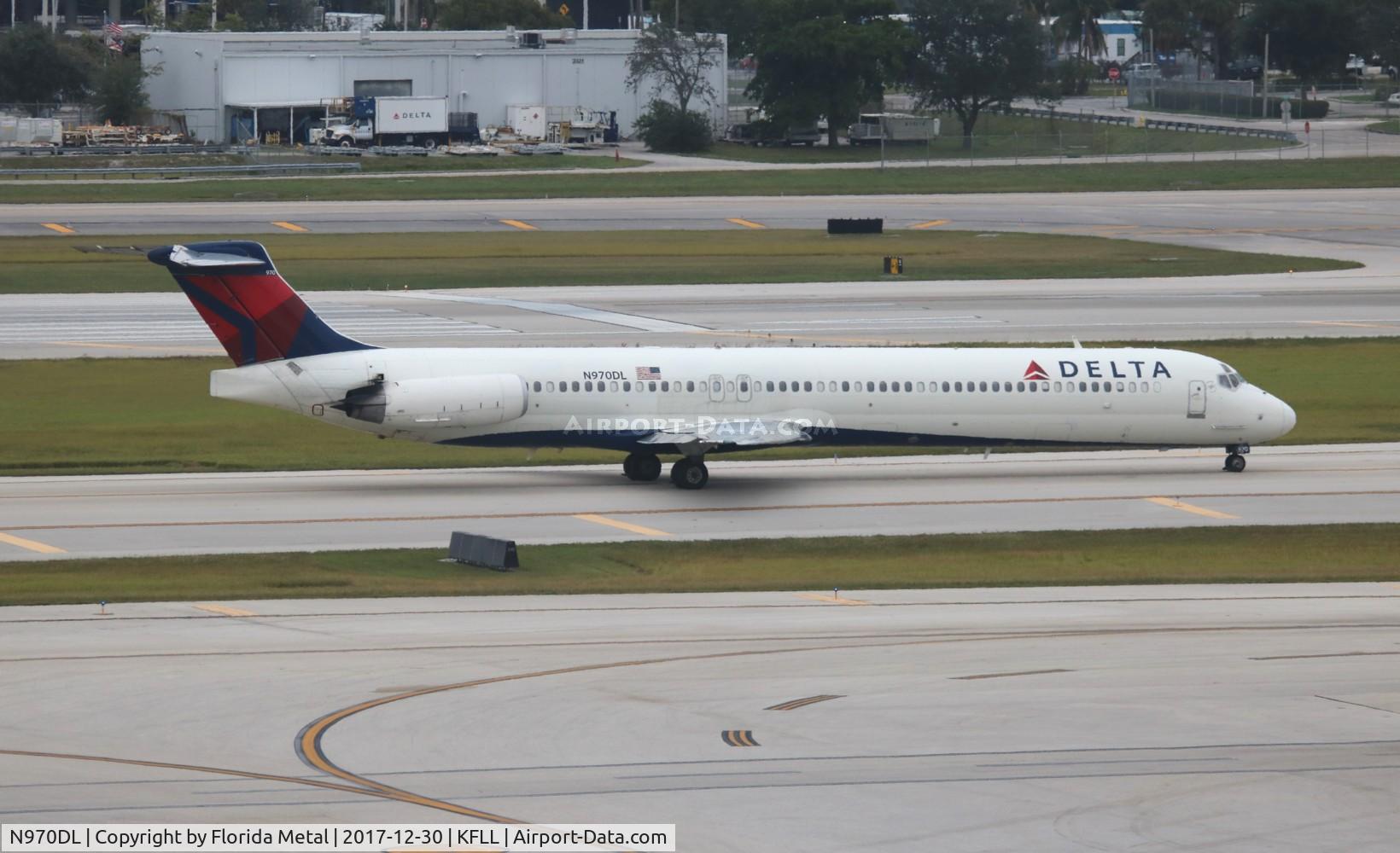 N970DL, 1990 McDonnell Douglas MD-88 C/N 53173, FLL spotting 2017