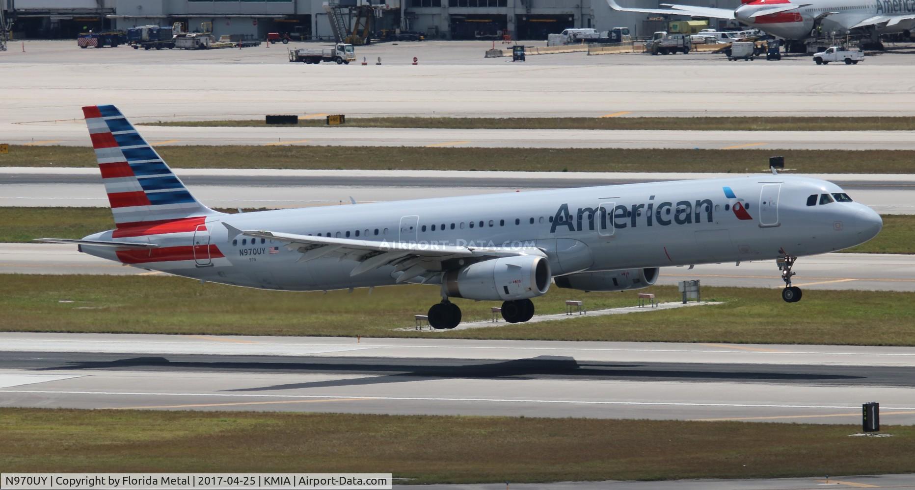 N970UY, 2009 Airbus A321-231 C/N 3924, MIA spotting 2017