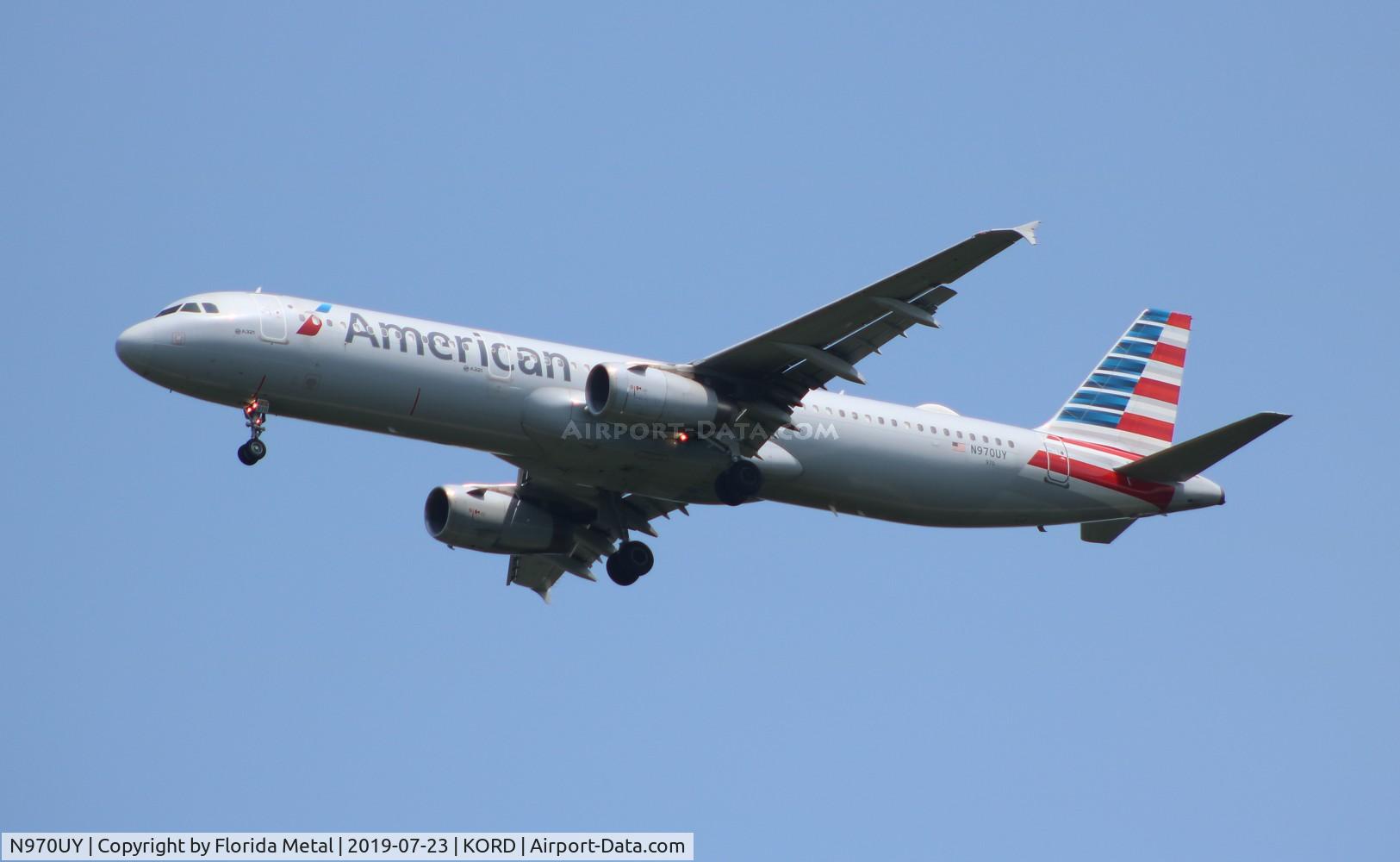 N970UY, 2009 Airbus A321-231 C/N 3924, ORD spotting 2019