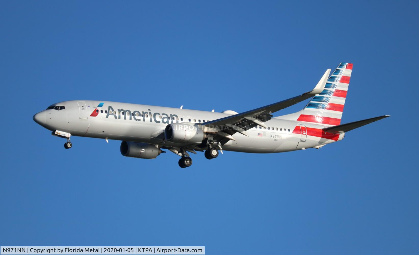N971NN, 2015 Boeing 737-823 C/N 31217, TPA spotting 2020
