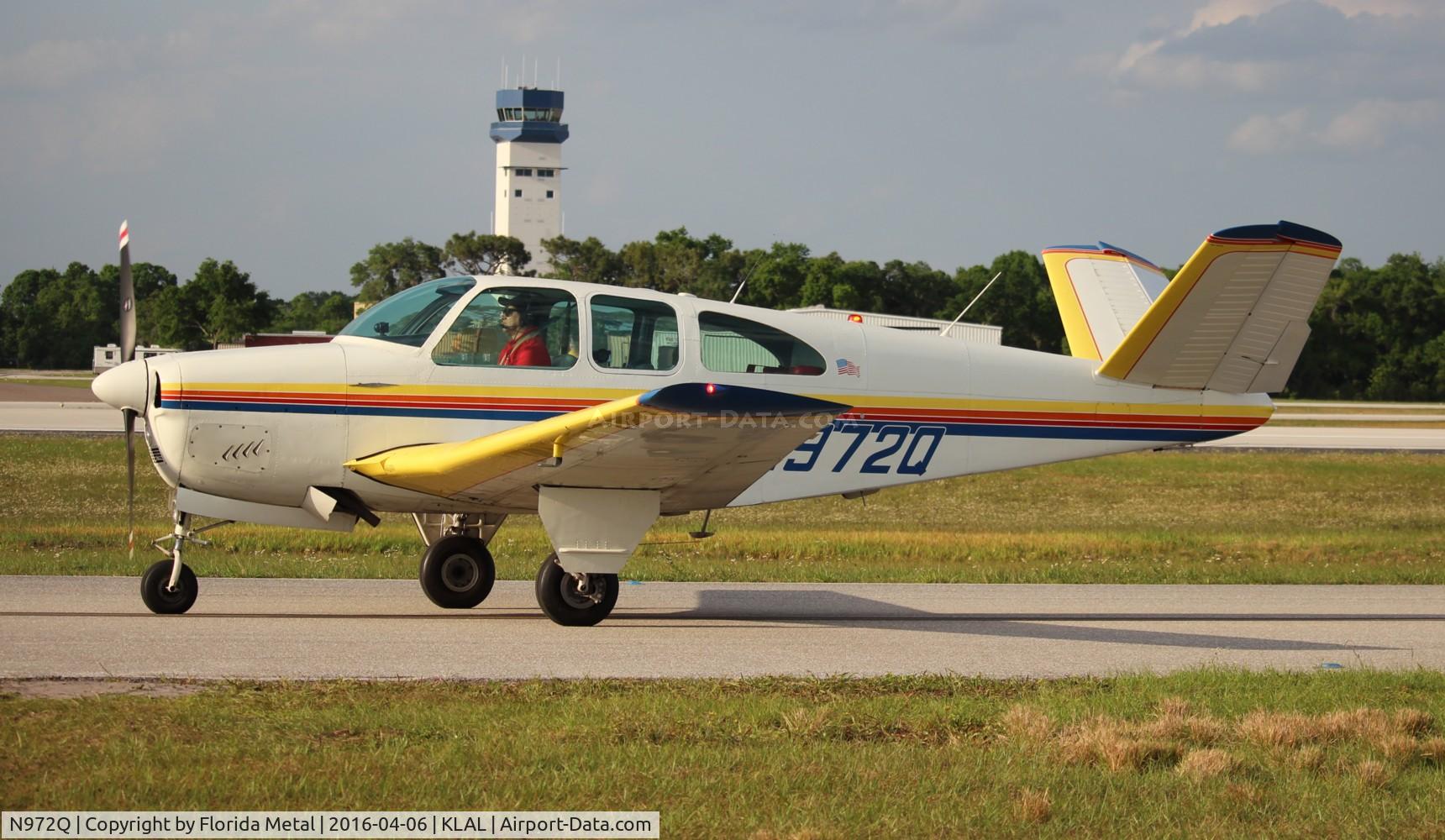 N972Q, 1961 Beech P35 Bonanza C/N D-6851, LAL SNF 2016