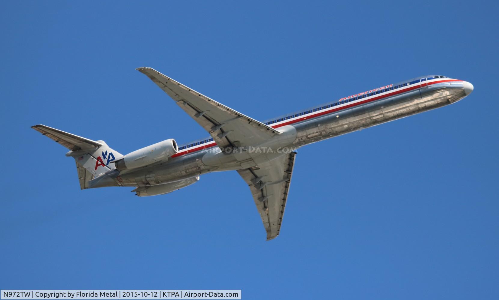 N972TW, 1999 McDonnell Douglas MD-83 (DC-9-83) C/N 53622, TPA spotting 2015