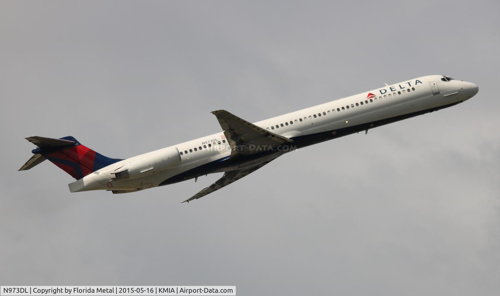 N973DL, 1991 McDonnell Douglas MD-88 C/N 53241, MIA spotting 2015