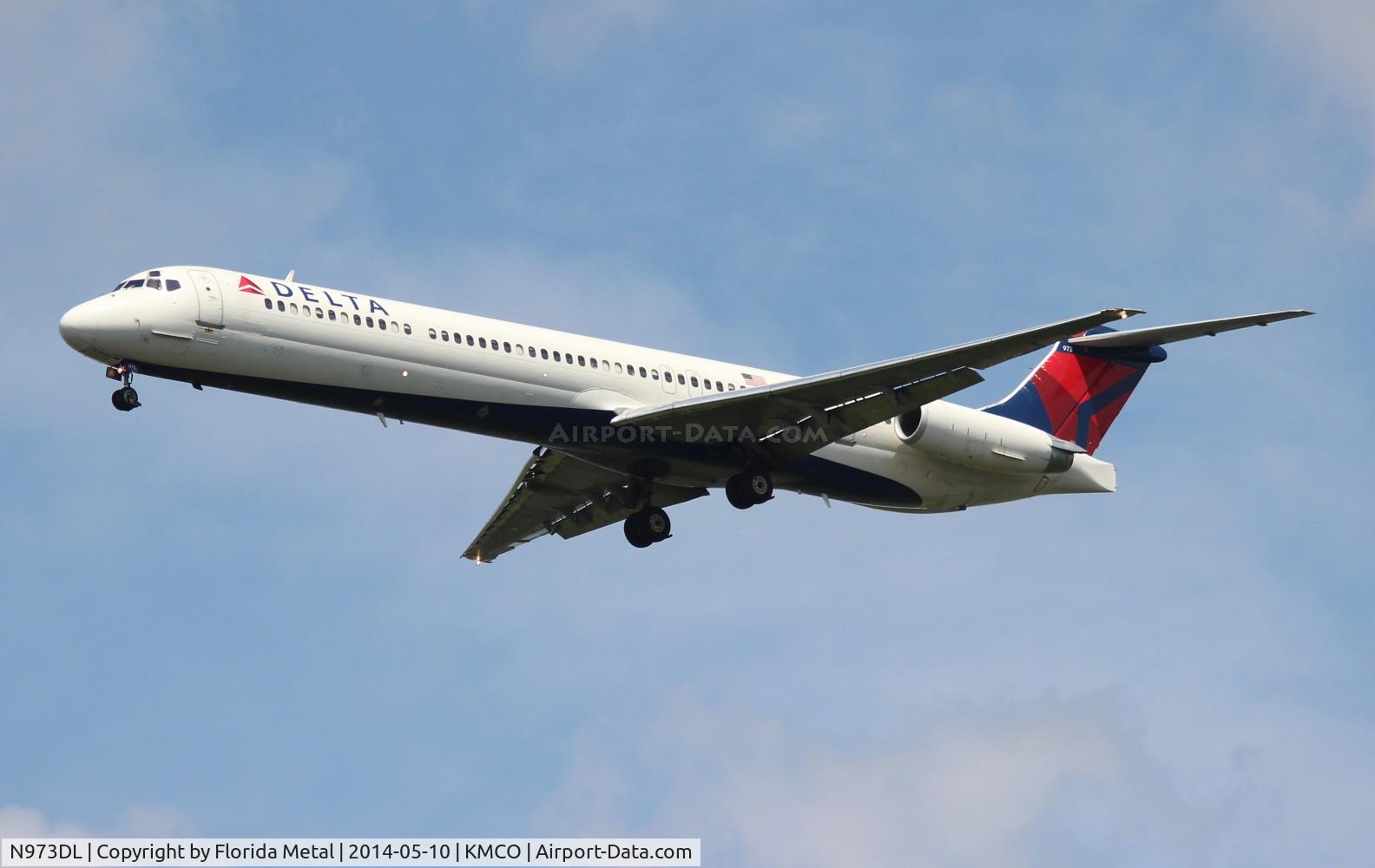 N973DL, 1991 McDonnell Douglas MD-88 C/N 53241, MCO spotting 2014